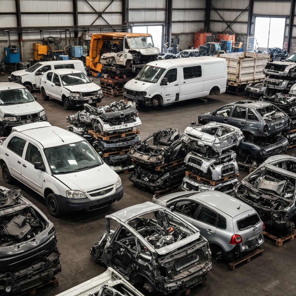 Centre de recyclage de véhicules hors d'usage